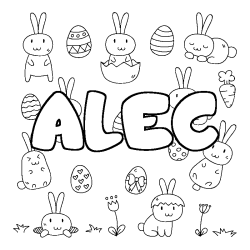 ALEC - Easter background coloring