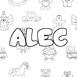 ALEC - Toys background coloring