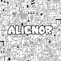 ALIENOR - City background coloring