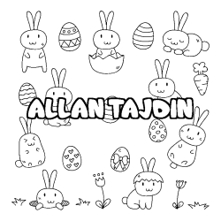 ALLAN TAJDIN - Easter background coloring