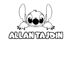 ALLAN TAJDIN - Stitch background coloring