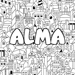 ALMA - City background coloring