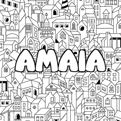 AMAIA - City background coloring