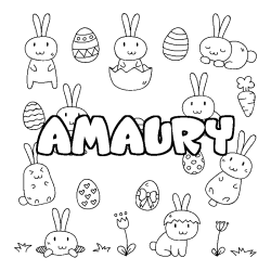 AMAURY - Easter background coloring