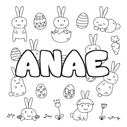 ANAE - Easter background coloring