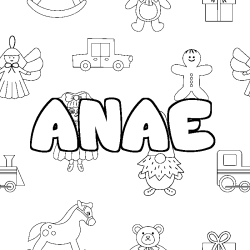 ANAE - Toys background coloring