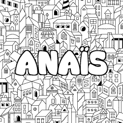 ANA&Iuml;S - City background coloring