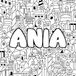 ANIA - City background coloring