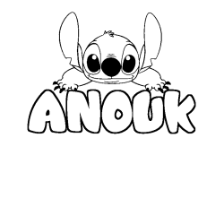 ANOUK - Stitch background coloring