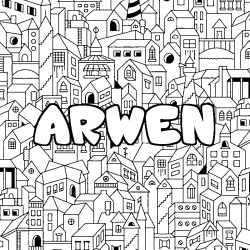 ARWEN - City background coloring