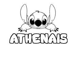 ATHENAIS - Stitch background coloring