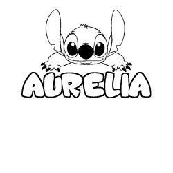 AURELIA - Stitch background coloring