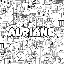 AURIANE - City background coloring