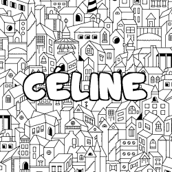 C&Eacute;LINE - City background coloring