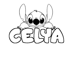 CELYA - Stitch background coloring