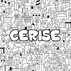 CERISE - City background coloring
