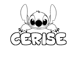CERISE - Stitch background coloring