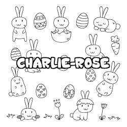 CHARLIE-ROSE - Easter background coloring