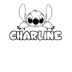 CHARLINE - Stitch background coloring