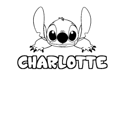 CHARLOTTE - Stitch background coloring