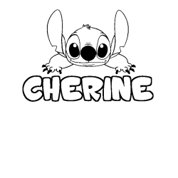 CHERINE - Stitch background coloring