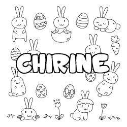 CHIRINE - Easter background coloring