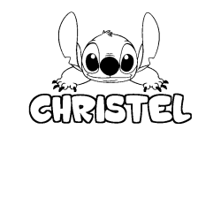 CHRISTEL - Stitch background coloring
