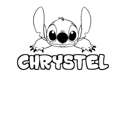 CHRYSTEL - Stitch background coloring