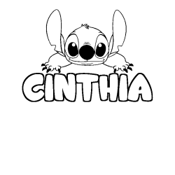 CINTHIA - Stitch background coloring