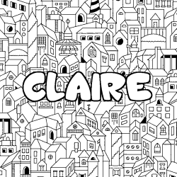 CLAIRE - City background coloring