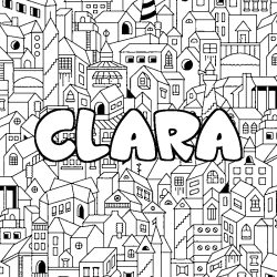 CLARA - City background coloring