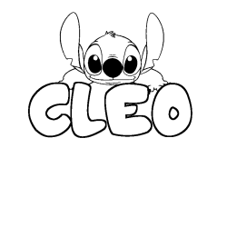 CLEO - Stitch background coloring