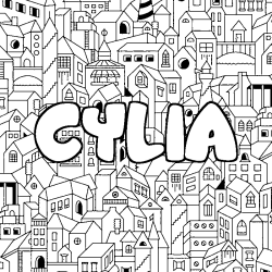 CYLIA - City background coloring