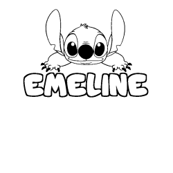 EMELINE - Stitch background coloring