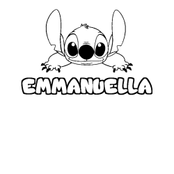 EMMANUELLA - Stitch background coloring