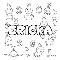 ERICKA - Easter background coloring