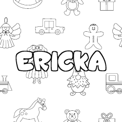 ERICKA - Toys background coloring