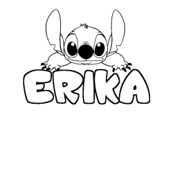 ERIKA - Stitch background coloring