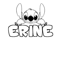 ERINE - Stitch background coloring