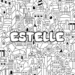 ESTELLE - City background coloring