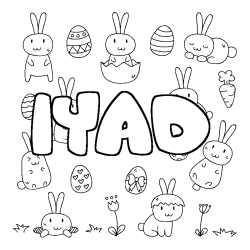 IYAD - Easter background coloring