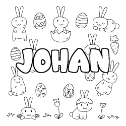 JOHAN - Easter background coloring