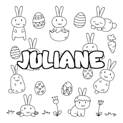JULIANE - Easter background coloring