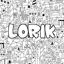 LORIK - City background coloring
