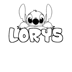 LORYS - Stitch background coloring