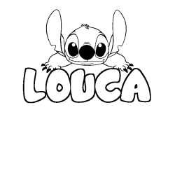 LOUCA - Stitch background coloring