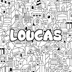 LOUCAS - City background coloring