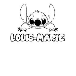 LOUIS-MARIE - Stitch background coloring