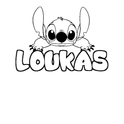 LOUKAS - Stitch background coloring