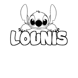 LOUNIS - Stitch background coloring